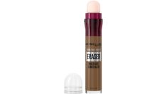 Instant Rewind Eraser is the do-it-all concealer. This hydrating concealer does everything you need in a New York minute: conceals, contours and corrects with just a click! Get up to 12 hours of moisturizing wear for crease-resistant coverage. Plus, its sponge-tip applicator makes on-the-go beauty super -easy. Just apply, click, cover and go wherever city life takes you. This. Is. Everything. | Maybelline New York Instant Age Rewind Eraser Multi-Use Concealer 149 Deep Bronze | Rite Aid Eraser Concealer, Hydrating Concealer, Maybelline Instant Age Rewind, New York Minute, Age Rewind, Tom Thumb, Dark Circle, Makeup Concealer, Maybelline New York