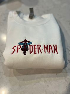 Spiderman Crewneck Spiderman Sweatshirt Spiderman - Etsy Spiderman Crewneck, Spiderman Aesthetic, Spiderman Sweatshirt, Spiderman Outfit, Spiderman Gifts, Spiderman Theme, Sorority Sweatshirts, Ship Design, Marvel Clothes