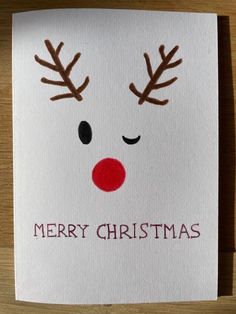 Christmas Cards Drawing For Kids, Merry Christmas Easy Drawing, Homemade Christmas Card Ideas Drawing, Cute Easy Christmas Card Ideas, Cute And Easy Christmas Cards, Christmas Cards Cute Drawing, Simple Christmas Drawings Cards, Easy Christmas Card Designs