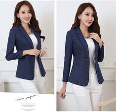 Fashion Women Plus Size Blazers Jackets Work Office Lady Suit – ingodeal Winter Business Blazer, Long Sleeve Blazer For Business Meetings, Long Sleeve Office Style Blazer For Business Meetings, Office Lady Long Sleeve Blazer For Business Meetings, Fall Blazer For Business Meetings, Fall Office Lady Blazer For Business Meetings, Long Sleeve Blazer For Business Meetings In Fall, Spring Suit Collar Blazer For Business Meetings, Plus Size Blazers