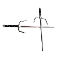 a pair of swords that are on top of each other