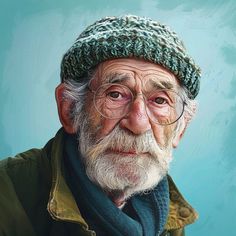 Photorealistic Style Old Man Clipart: 4K & Vector Art Old Man Face, Old Man Portrait, Man Clipart, Old Portraits, Art Photography Portrait, Figure Poses, Body Poses