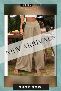 Khaki High Waist Cotton Loose Casual Pants High-waisted Khaki Pants For Summer, Khaki High-waisted Pants For Summer, Non-stretch Khaki Wide Leg Pants For Summer, High Waist Khaki Wide Leg Pants For Summer, Khaki Wide Leg Summer Bottoms, Khaki Wide Leg Harem Pants For Summer, Wide Leg Khaki Bottoms For Summer, Khaki Wide-leg Harem Pants For Summer, Khaki Trousers For Summer