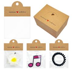 PRICES MAY VARY. Jewelry Clear Bags Set: Package includes 120 pcs paper display cards and 120 pcs clear bags. Can make up to 120 sets of small jewelry bags. The size of cards is 3.15" x 2.36"/8 cm x 6 cm, and the size of each clear bag is 3.1" x 3.9"/8 cm x 10 cm Easy to assemble: First place the jewelry in the OPP bag, then fold the cardstock along the crease and wrap the opening of the bag around the middle of the cardstock, using a stapler to secure it Omni-directional display: Jewelry bags c Display Stickers, Bags For Small Business, Selling Bracelets, Paper Display, Jewelry Package, Jewelry Packaging Bags, Display Jewelry, Small Business Packaging, Brown Jewelry