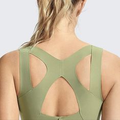 New With Tags Ordered Online Retail $99 Green Sleeveless Sports Bra With Built-in Bra, Green Scoop Neck Sports Bra With Built-in Bra, Green Medium Support Sleeveless Sports Bra, Green Sleeveless Sports Bra With Medium Support, Green Sports Bra With Scoop Neck And Built-in Bra, Green Sports Bra With Built-in Bra And Scoop Neck, Green Sports Bra For Yoga, Green Sports Bra With Built-in Support, Breathable Green Tank Top