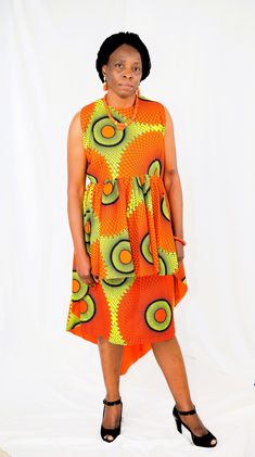 Women's Ankara African 2 piece set- Top and skirt. 100% cotton fabric. Sizes can be made according to order. Model is 5'8" and wears Medium. Skirt And Top, Top Outfit, Top And Skirt, Dress Clothes For Women, Skirt Top, Ankara, 2 Piece, Dress Outfits, Cotton Fabric