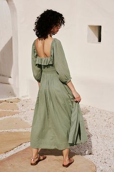 Oasis Midi Dress Cotton Midi Dress, Fall 2024, Free People Dress, Boho Clothing, Small Bust, Boho Outfits, Oasis, Bodice, Free People