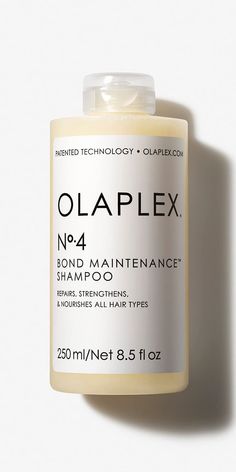 Olaplex No. 4 Bond Maintenance Shampoo Expensive Shampoo, Best Purple Shampoo, Olaplex Shampoo, Broken Bonds, Shampoo Reviews, Breaking Hair, Strengthen Hair, Toning Shampoo, Air Dry Hair