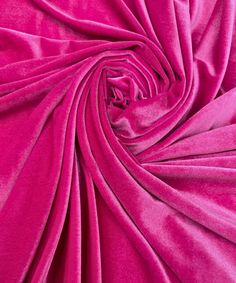 Hot Pink Velvet Fabric by the Yard, Luxury 4 way Stretchy Fuchsia Velvet Velour Fabric.   This luxurious soft velvet is perfect for both apparel and decorative uses. This premium quality fabric is dense, not see-through and form feting. With its elegant stretch and smooth, opaque finish, it's ideal for creating evening dresses, bows, scrunchies, backdrops, curtains, gowns, skirts, and more. Our velvet fabric boasts a supple feel and a sophisticated appearance, offering excellent stretch in both Velour Fabric, Beautiful Drapes, Stretch Velvet, Pink Velvet, Soft Velvet, Velvet Fabric, Scrunchies, Pink Blue, Quality Fabric