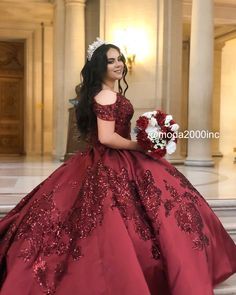 Quinceanera Dresses With Cape, Burgundy Quinceanera, Burgundy Quinceanera Dresses, Quinceanera Dresses Mexican, Hoop Petticoat, Red Ball Gowns, Ballgown Dress, Mexican Quinceanera Dresses, Quinceañera Dresses