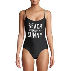 No Boundaries Juniors' Black Beach Sunny One-Piece Swimsuit ~M(7-9)~Nwt Great New Condition Beach Better Have My Sunny Size M(7-9) One Piece Swimsuit Black Lined Adjustable Straps Removable Pads Included 82% Nylon - 18% Spandex Approximate Measurements In Inches Laying Flat: Pit To Pit 14" Length 27" Top Of Strap To Crotch Casual One Pieces For Sunbathing And Beach Season, Casual One-piece For Sunbathing And Beach Season, Casual One-pieces For Sunbathing And Beach Season, Casual One Pieces For Beach Season Sunbathing, Black Printed Beachy Swimwear, Black One-piece For Vacation Beach Season, Black One-piece For Beach Vacation, Black Summer Beach Bodysuit, Trendy One Pieces For Poolside And Beach Season