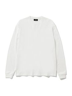 It is an oversized long sleeves t-shirt. The t-shirt is made of quick dry cotton fabric. The t-shirt is a basic and wearable top that is easy to match with any items. It is finished using tumble washing and tenter process.- Round neck- Ribbed neck, cuffs- Tumble, tenter process- Basic item Sporty Long Sleeve Plain Tops, Classic Long Sleeve Relaxed Fit T-shirt, Basic Streetwear T-shirt With Ribbed Cuffs, Basic T-shirt With Ribbed Cuffs For Streetwear, Long Sleeve Plain T-shirt For Streetwear, Plain Long Sleeve T-shirt For Streetwear, Oversized Long Sleeve Plain T-shirt, Relaxed Fit Long Sleeve T-shirt For Everyday, Long Sleeve Solid Color T-shirt For Everyday