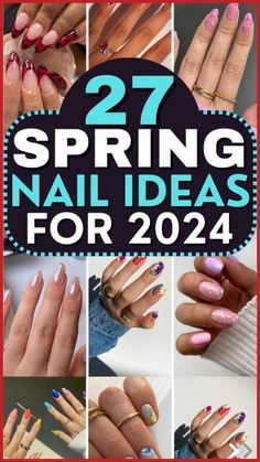 Nail Trends Spring, Spring Nail Inspiration, Cherry Blossom Nails