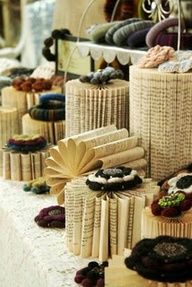 a table topped with lots of different types of cakes and pies on top of each other