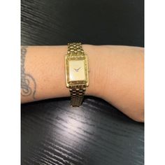 This Vintage Gucci Gold-Tone Watch Is A Classic Addition To Any Collection. With A Square Shape And Black Analog Display, It Exudes Style And Sophistication. The Watch Was Manufactured Between 2000-2009 And Is Considered Vintage. It Comes With Its Original Box And Packaging, But No Papers Or Service Records. The Bezel And Case Of The Watch Are Both Gold-Plated, Adding To Its Luxurious Look. The Band Is Made Of Metal And Is Also Gold In Color. The Watch Features Swiss-Made Quartz Movement And Is Square Watch, Square Shape, Vintage Accessories, Quartz Movement, Vintage Gucci, Red Gold, Accessories Watches, Original Box, Gold Tones