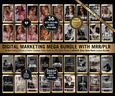 digital marketing mega bundle with mrp / plr and photoshopped images for sale