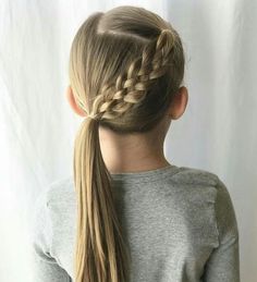 Simple And Beautiful Hairstyles, Hairstyles Ponytail, Fishtail Braid, A Ponytail