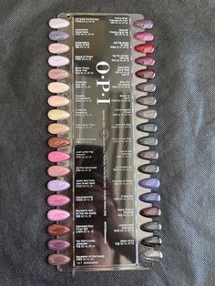 OPI Color Chart - Gel Color, Infinite Shine, Nail Lacquer, Powder Perfection | eBay Gel Nail Colors 2024, Opi Dark Colors, Opi Powder Dip Colors, Opi Shellac Colors, Opi Colors Chart, Opi Gel Nail Polish Colors, Opi Gel Polish Colors, Fall Nails Opi, Opi Gel Nail Colors