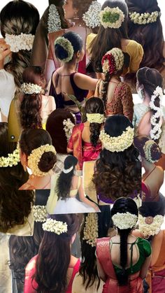 #onam Hairstyles For Long Hair Function, Wedding Hairstyles Indian Traditional, Onam Hairstyle, Hair For Saree, Hairstyle With Saree, Mehndi Hairstyle, Front Hair Styles Easy, Flower Saree, Hairstyle For Saree