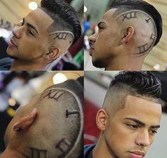 @ashfricker Hair Station, Hair Tattoo Designs, Hair Designs For Men, Barber Haircuts, Hair Base, Curly Hair Fade, Shaved Hair Designs, Leopard Hair, Black Men Haircuts