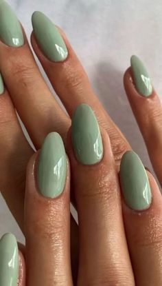 As we bring out the cute floral dresses and strappy high-heels from deep within our closets, here are some of my favorite spring 2024 nail trends to pair my outfits with. Short Almond Nail Ideas Summer, Green Nail Color Ideas, Nail Colors That Make You Look Tan, Perfect Grades, Dip Nails, Green Nail, Neutral Nails, Minimalist Nails, Classy Nails