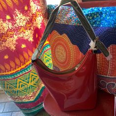 Pretty Red Shoulder Bag Casual Red Hobo Bag, Trendy Red Bag For Day Out, Red Chic Bucket Hobo Bag, Red Spring Bags For Errands, Red Summer Bags For Errands, Red Summer Bag For Errands, Red Bags For Spring Errands, Red Casual Shoulder Bag For Spring, Casual Red Shoulder Bag For Spring