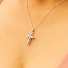 Gold Dipped Cross Necklace / White Dipped Cross Necklace White Crystal Cross Necklaces, Diamond White Necklace With Rhinestones For Gift, Elegant Rhinestone Cross Pendant Clavicle Necklace, Elegant Rhinestone Cross Necklace On Clavicle Chain, White Gold Crystal Cross Pendant Necklace, Elegant Crystal Cross Pendant Necklace, Elegant Rhinestone Cross Clavicle Necklace, White Pendant Necklace With Rhinestones, Elegant Crystal Cross Rhinestone Necklace