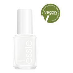 over a thousand nuanced colors, essie original nail polish takes from the latest fashion and cultural trends to make your manicure possibilities endless. Essie salon-quality nail polish, vegan, snowy white, Blanc, 0.46 fl oz; Essie nail color 008 Blanc - snowy white nail polish with a cream finish Glossy shine nail polish; Salon-quality nail color formula for flawless coverage and glossy shine Even, professional application; Exclusive easy-glide brush for quick, even, professional application on Essie Collection, Essie Nail Colors, Vegan Nail Polish, Shine Nails, White Nail Polish, White Nail, Essie Nail, Nail Color, White Nails