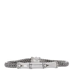 This is an authentic JOHN HARDY Sterling Silver 4mm Classic Chain Bamboo Station Bracelet. The bracelet is crafted of sterling silver and features a polished bamboo motif station centered on a 4mm woven chain. Station Bracelet, Woven Chain, John Hardy, Silver Bracelets, Sterling Silver Bracelets, Chain Bracelet, Bracelet, Sterling Silver, Chain