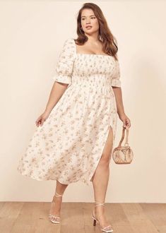 White Floral Dress Outfit, Big Size Fashion, Floral Dress Outfits, Harry Style, Hipster Grunge, Rock Outfit, Vestido Plus Size, Legging Outfits, Party Kleidung