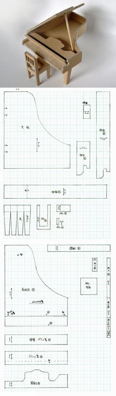 an image of a wooden table being constructed with plans and measurements for the top section