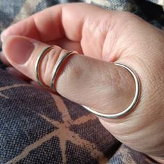 Thumb Splint, Finger Splint, Silver Swan, Spiral Ring, Zierlicher Ring, Infinity Ring, Knuckle Rings, 925 Silver Ring, Thumb Rings