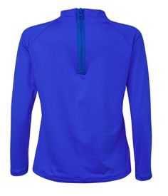 Protect yourself from any sunny situation with the Pepita & Me Royal Blue Long Sleeve Rashguard! The bright blue hue and handy back zip-up make this rashguard perfect for the beach or any hot outdoor event. Plus, you can stay safe in the sun with the UPF 50+ protection of the long sleeves. Time to dive into fun (safely)! Details: Back Zipper opening UPF 50+ protection factor Hand wash, do not use washing machine Finding second and third lives for your Pepita&Me clothes reduces the amount of fabr Long Sleeve Rashguard, Outdoor Event, Protect Yourself, Collar Top, Blue Long Sleeve, Rash Guard, Blue Hues, Stay Safe, High Collar