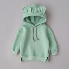 Cute Cotton Hooded Sweatshirt, Cute Cotton Hooded Hoodie, Cute Cotton Hoodie With Cartoon Print, Cute Hooded Fleece Tops, Cute Cotton Hoodie With Drawstring Hood, Cute Winter Hoodie For Playtime, Playful Long Sleeve Fleece Hoodie, Playful Fleece Hoodie With Long Sleeves, Cute Fleece Sweatshirt With Drawstring Hood