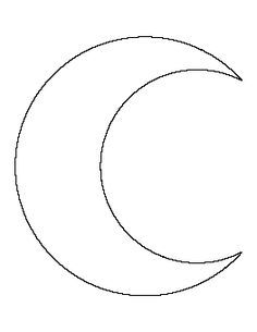 a drawing of the moon and its half circle