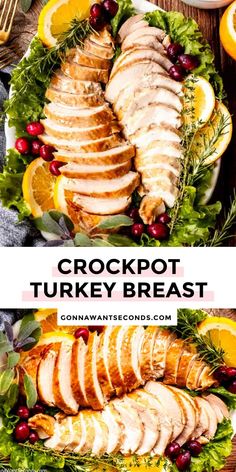 *NEW* Our crockpot turkey breast is the easiest way to prepare a turkey breast. It's moist and tender, there's no need to brine the turkey to keep it moist.#crockpotturkey #turkeybreast Crockpot Turkey Breast, Crock Pot Turkey, Turkey Cooking Times, Turkey Breast Crockpot, Cooking Turkey Breast, Slow Cooker Turkey Breast, Crockpot Turkey, Oven Roasted Turkey, Slow Cooker Turkey