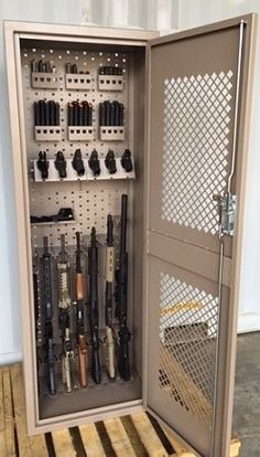 Tactical Gear Storage, Reloading Room, Safe Room, By Any Means Necessary, Room Display, Storage Cabinets, Storage Rack, Arsenal, Lockers