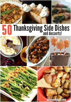 thanksgiving side dishes and desserts