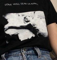 Love Will Tear Us Apart T-Shirt 🖤 High-quality classic cut unisex T-shirt designed by us and printed in China. Print is crisp and colourful. Free shipping worldwide. 👕 PRODUCT DETAILS 👕 Crew neck Unisex Fit 100% High-quality Cotton Printed in China 📏 SIZING 📏 See size table in gallery for exact measurements. 🌍 SHIPPING AND DELIVERY 🌍 We aim to process all orders as fast as possible and ship them within 1-2 days. However, during sales or busy periods please allow up to 5 days for processin Aesthetic Graveyard, Joy Division Shirt, Jane Margolis, Vintage Fashion 80s, Punk Tshirt, Love Will Tear Us Apart, Joy Division Unknown Pleasures, Punk Chic, Ian Curtis