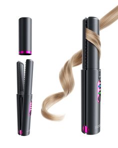 PRICES MAY VARY. Small Size & Cordless Freedom: Weighing just 0.5lb, it's a feather-light portable hair straightener. The safety lock guarantees worry-free usage, preventing any unexpected activations. Style with ease, anywhere, anytime. Straightener and Curler 2 in 1: Your all-in-one solution for sleek, straight locks or glamorous curls without creases. This dual-purpose design not only saves space in your beauty collection but also proves a smart investment, delivering the benefits of two styl Cordless Hair Straightener, Mini Hair Straightener, Floating Plates, Hair Straightener And Curler, Ceramic Flat Iron, Straighten Iron, Coarse Hair, Ceramic Coating, Sleek Hairstyles