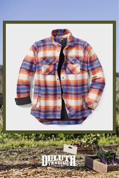 Legend has it there's an insulated flannel shirt that will keep you warm and comfy throughout even your toughest quest. Plaid Flannel Shirt For Outdoor Winter Activities, Plaid Flannel Shirt For Winter Outdoor Activities, Plaid Flannel Shirt For Winter Outdoor, Plaid Flannel Shirt For Winter, Winter Outdoor Long Sleeve Flannel Shirt, Plaid Long Sleeve Tops For Outdoor, Plaid Long Sleeve Flannel Shirt For Outdoor, Plaid Cotton Outerwear For Outdoor Activities, Plaid Tops For Outdoor Winter Activities