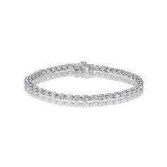 Alessia 6 Carat Oval Cut Single Row Diamond Tennis Bracelet in 14k White Gold Full View Classic Flexible Tennis Bracelet, Classic Oval Tennis Bracelet For Anniversary, Elegant Oval Link Tennis Bracelet For Anniversary, Classic Oval Diamond White Tennis Bracelet, Classic Oval Tennis Bracelet With Brilliant Cut, Classic Oval Tennis Bracelet With Prong Setting, White Gold Oval Tennis Bracelet With Prong Setting, Oval Brilliant Cut Tennis Bracelet For Anniversary, Oval White Gold Tennis Bracelet With Prong Setting