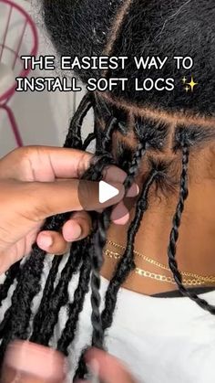 Link to the hair beauty world✨ on Instagram: "Fav way to install soft locs✨ Cr TT theasiaaeffect Follow for more about hair🙌 💸𝗕𝘂𝘆 𝗼𝗻𝗲 𝗴𝗲𝘁 𝗼𝗻𝗲 𝟱𝟬% 🎁𝗙𝗿𝗲𝗲 𝗘𝘅𝗰𝗹𝘂𝘀𝗶𝘃𝗲 𝗦𝗶𝗱𝗲 𝗣𝗮𝗿𝘁 𝗦𝘁𝘆𝗹𝗲 𝗖𝗼𝗺𝗯 & 𝗔𝗰𝗰𝗲𝘀𝘀𝗼𝗿𝗶𝗲𝘀 𝘄𝗶𝘁𝗵 𝗽𝘂𝗿𝗰𝗵𝗮𝘀𝗲 ❤️𝟒 𝐢𝐧𝐭𝐞𝐫𝐞𝐬𝐭—𝐟𝐫𝐞𝐞 𝐩𝐚𝐲𝐦𝐞𝐧𝐭 𝐰𝐢𝐭𝐡 𝐊𝐥𝐚𝐫𝐧𝐚 @linktohairofficial . . . #linktohair#kinkyhair#kinkystraight#kinkycurly#gluelesswig#4chair#hdlace#hdlacewig#trendy#wigslay#lacewigs#hairinspo#wigs#hairstyle#hairtutorial#viral#explore#explorepage#tiktok#trending#foryourpage#fyp#hairextensions#hairdo#softlocs#tutorial#locs#naturalhair #locstutorial#locs4life" Locs Hairstyles Crochet, Individual Soft Locs, Faux Locs Parting Pattern, Soft Locs Side Part, Locs Hairstyles Real Hair, Parting Hair For Locs, Butterfly Loc Tutorial, Starter Locs Relaxed Hair, Parting For Soft Locs