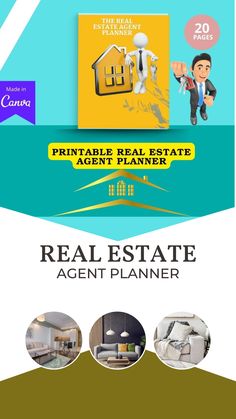 the real estate agent flyer is shown