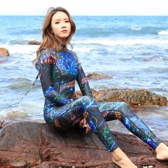 Womens Wetsuits Sale Best Price New Arrivals - Wetsuitsbuy.com Wet Suits For Women, Surfing Suit, Diving Wetsuits, Long Sleeve Swim, Scuba Girl, Diving Suit, Surf Suit, Womens Wetsuit, David Hockney