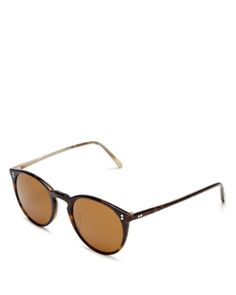 Oliver Peoples O'Malley Round Sunglasses, 48mm Classic Brown Round Frame Sunglasses, Classic Round Brown Sunglasses, Classic Brown Round Sunglasses, Vintage Brown Round Sunglasses, Oliver Peoples, Tortoise, Round Sunglasses, Jewelry Accessories, Pick Up