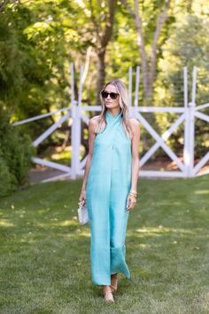 Stephanie Dress - Aqua Julia Amory, Cream Suit, Silk Dupioni, Dupioni Silk, Husband Shirts, Aqua Dress, Halter Neck Top, Swim Accessories, Summer Season