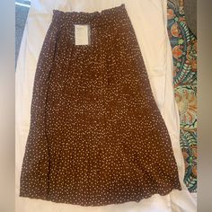 Nwt Polka Dot Pleated Skirt. Send Me An Offer! Bundle 2 Items And Save. Flowy Polka Dot Midi Skirt, Casual Long Polka Dot Skirt, Polka Dot Flowy Lined Skirt, Casual Polka Dot Skirt With Elastic Waistband, Casual Polka Dot Pleated Skirt, Casual Polka Dot Tiered Skirt, Casual Polka Dot Flowy Skirt, Casual Polka Dot Lined Skirt, Casual Polka Dot Mini Skirt