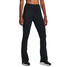 New With Tags Elastic Waist Band Logo On Leg Fitted Small 33 Inseam Slight Flare Smooth Feel Quick Drying Material Casual Workout Pants By Under Armour, Fitted Under Armour Sports Bottoms, Fitted Under Armour Bottoms For Gym, Under Armour Athleisure Workout Bottoms, Fitted Casual Bottoms By Under Armour, Under Armour Athleisure Bottoms For Yoga, Sporty Fitted Under Armour Bottoms, Fitted Sporty Pants By Under Armour, Sporty Fitted Pants By Under Armour