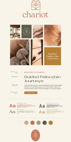 the website design for charlotte's furniture and home decor store, which has been designed by